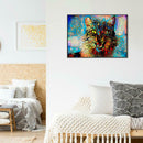 5D DIY Special-shaped Diamond Painting Animal Cross Stitch Kit (DS007 Wolf)