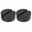 2x Frame Rail Floor Rubber Slotted Jack Disk Pad for Pinch Weld Side Jackpad