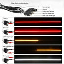 60 Inch Triple Row Truck Tailgate Led Strip Light Bar With Reverse Brake Tu L3W8