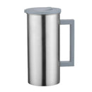 Stainless Steel Pitcher Water Jug for Cold Water, Ice Tea, Juice, Grey 1.8L