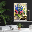Painting By Numbers Kit DIY Flower Bouquet Canvas Oil Art Picture Ornaments