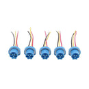 5Pcs 9004 Connector Female Socket Holder Base Light Bulb Harness Pre-wired