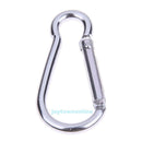 20Pcs Aluminum Carabiner Snap Spring Clip Hook Hanger Keychain Outdoor Hiking