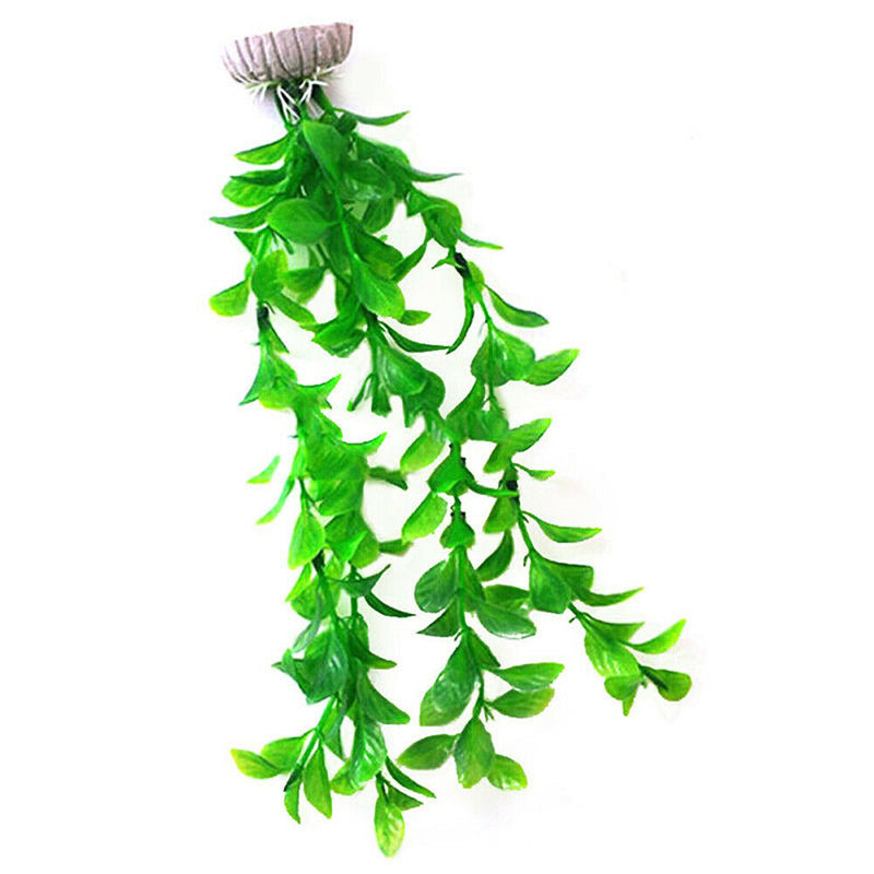 3PCS Artificial Plastic Underwater Grass Green Plant for Fish Tank Aquarium A