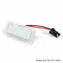 1 Pair LED License Number Plate Lights for Ford Focus Fiesta C-Max Mondeo