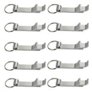 100Pcs Engraving Aluminum Portable Can Opener, Key Chain Ring Opener, Resta