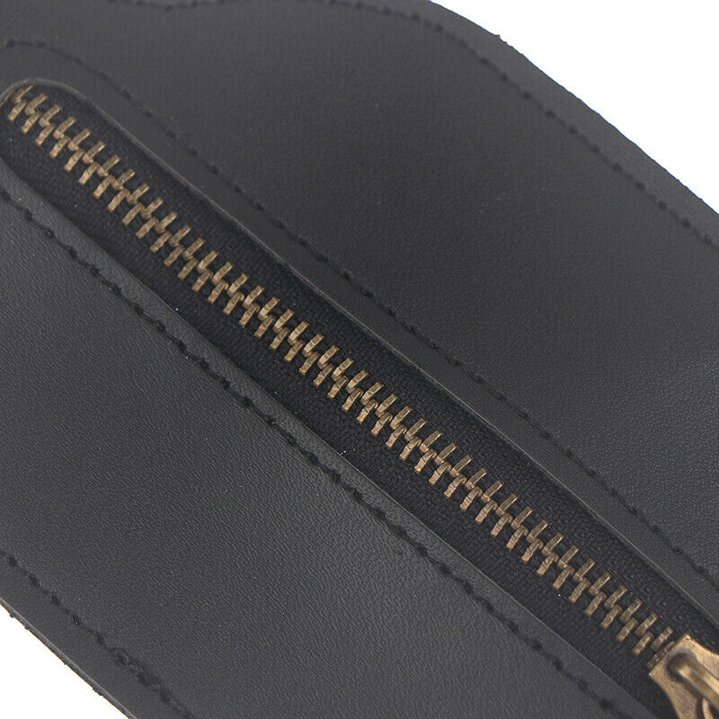 Leather Racket Sap Big Capacity Coin Purse Defense Multi Function Coin BagB G Kw