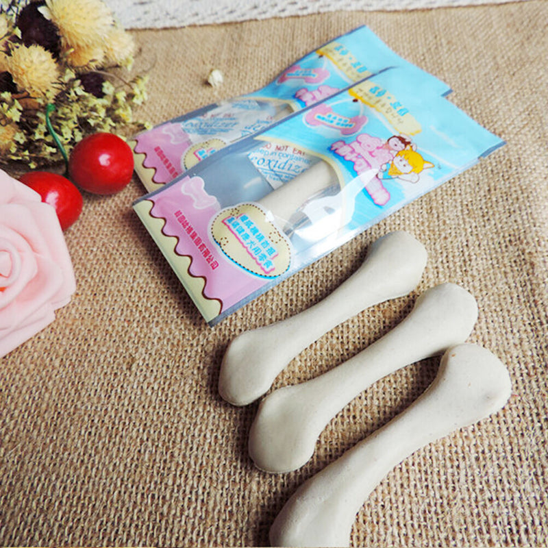 Pet Dog Puppy Food Single Milk Cow Molar Bones Tooth Cleaning Treat Supplies 3CA