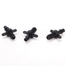 50pcs4 / 7mm Splitter Adapter Connector Barb And Garden Irrigation Hoses 6mm MO