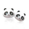 2X Cute Panda Auto Car Air Freshener Clip Perfume-Diffuser for Car Fragrances 2x