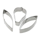 3pcs Clematis Flower Metal Cake Mold Stainless Steel Cookie Cutter Tools