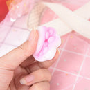 1pc random color softly cat paw relieve stress anti stress squeeze relief toys Z