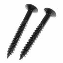 2 x Black Plating Strap Lock for Electric Acoustic Guitar Bass D2B3
