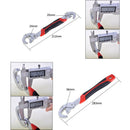 2Pcs Multi-function Universal Quick Snap'N Grip Adjustable Wrench Spanner