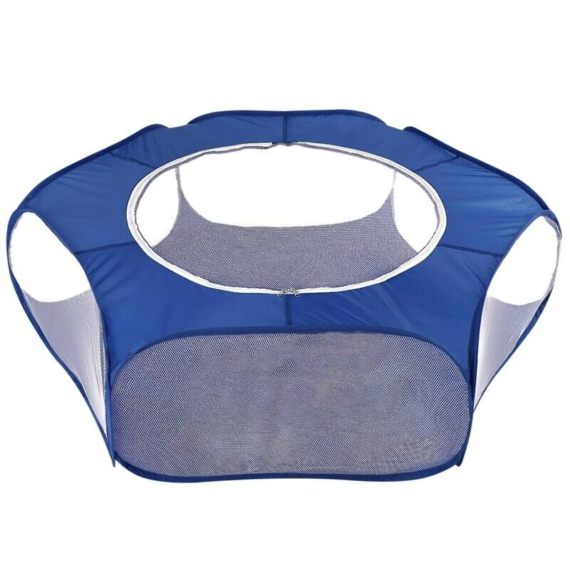 Small Animals Playpen Breathable & Waterproof Small Pet Cage Tent with ZippeZ9X2