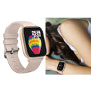 1.4" Sports BT4.0 Smart Watch Alarm Clock Bracelet Fitness Men Women Golden
