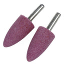 19mm Head Ceramic Stone Abrasive Grinding Mounted Points 2 Pcs H1L8