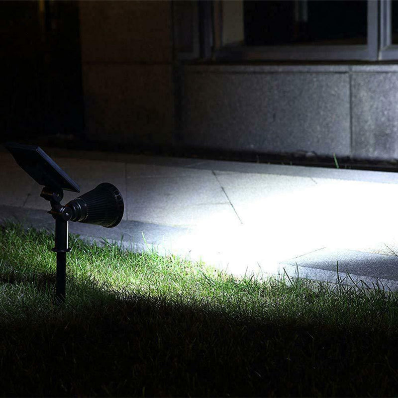 Waterproof LED Solar Lawn Lamp Spike Light Control Garden Path (Cool White) A