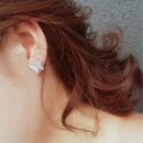 Butterfly Earrings Stud Threader Long Drop Dangle Tassel Crystal For Women Girls