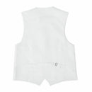 Mens Wedding Waistcoat Groom (White XL/UK 42)