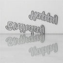 Happy Birthday Cutting Die Stencil Scrapbooking Album Paper Embossing U4U1 I4A9