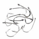 10PCS High Carbon Steel Fish Hook Baitholder Fishing Hooks Worm Pond Fish B