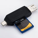 Mini 5-in-1 Card Reader Multifunctional Type-C USB C/USB A/Micro-USB TF/OTG