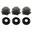 3x Head Cap Spool & Cover for Stihl 25-2 FS 55 80 83 85 90 100 110 120 130