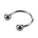 lip tongue Navel ring steel horseshoe