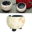 Ceramic Yarn Bowl Handmade Knitting Bowl Portable Crochet Craft Accessions