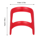 Neckline   Beard Shaping Template Trimming Comb Beard Shaving Kit Red