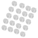 0.2 inchAquarium Plastic Air Line Hose Holder Suction Cups Clear 20 Pcs