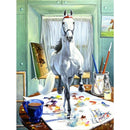 5D Diy Diamond Painting Animal Horse Full Square Rhinestone Picture Embroid