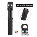 Portable Light Working Inspection COB XPE Flashlight USB Rechargeable Torch