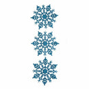 12 Pcs Glitter Snowflake Christmas Ornaments Xmas Tree Hanging Decoration B V1J8