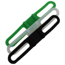 10 BIKE CYCLE BICYCLE SILICONE ELASTIC STRAP BANDAGE TIE FLASHLIGHT ODOMETE