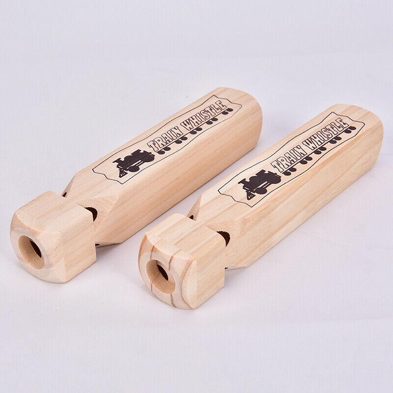 1pc Locomotive Sound Warning Steam Wood Steam Train Whistle Wooden Whis WsJ Gw