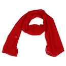 Women's Large Long Fashion Neck Head Scarf (Red) V9I5
