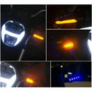 2xMotorcycle LED Turn Signal Light Flashing Motorbike Indicator Tail Light Amber