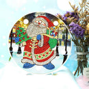 DIY LED Special Shaped Diamond Painting Santa Claus Needlework Home Lamp
