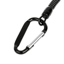Retractable Fishing Lanyard Coil Style Tool Tether Key Holder With Snap Hook