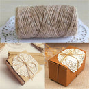 Top 33M Christmas Hemp Rope Cord Marline for Wedding Favors Candy Boxes DIY Deco