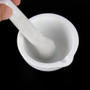 White 60cm Kitchen Porcelain Pestle And Mortar Mixing Bowls with Pour Spout Kit