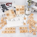 Wooden Number Math Calculate Board Montessori Puzzle Kids Educational Toys