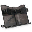 Translucent Black Bookshelf Adjustable Portable Music Reading and Multi-Fun