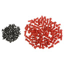 160pcs Black Plastic With Red Rubber Plugs Motorcycle Tire Repair Tool Kit