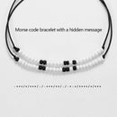 2Pcs Couple Creative Durable Bracelets I Love You Strap for Valentines Day Gift