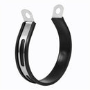 Carbon Fiber Exhaust Pipe Muffler Escape Holder Clamp Fixed Ring SupporX Kw