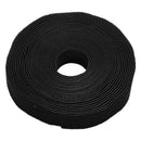 Long Fastening Tape 2cm Hook & Loop Fastening Tape Cable Ties 5M Black C3R9