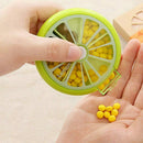 1 Pc Portable Rotating 7 Day Weekly Pill Organizer Travel Medicine Tablet H D7M1